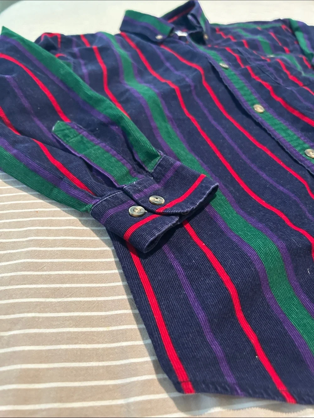 Vintage Kids Corduroy Button-down